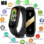 2023 M8 Smart Watch Color Screen Step Counting Multi Sport Mode Message Reminder Photography Music Remote Control Smart Band