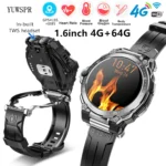 2023 new 64GB Smart Phone Watch In-built Headset GPS WiFi Positioning HR&BP ECG Healthy Monitor Music Video Player Smartwatch Y7