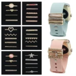 1PC Wristbelt Charms For Apple Watch Band Metal Decoration Ring For iwatch Strap Twelve Constellations Ornament Accessories