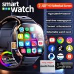 100% Original NEW M99 Smartwatch 4G SIM Card Android 10 watch 2.4‘’ AMOLED screen 2100mAh GPS WIFI NFC smart watches for men