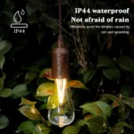 1*Pull String Light Portable Outdoor Camping Tent Lamp 2-Style Waterproof Atmosphere Light Daily Ultralight