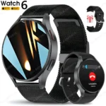 2024 New Bluetooth Call Smart Watch ECG Monitor AMOLED Always Display 24H Health Monitor Sport Waterproof Smartwatch Men Women