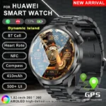 2024 New GPS Sports NFC Fashion Smartwatch Men’s 1.85