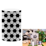 Football Print Sports Theme Cylinder Cover for Birthday Parties, Wedding and Baby Shower Decoration Props