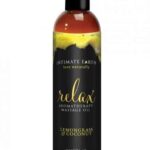 Intimate Earth Relaxing Massage Oil – 120 ml Coconut & Lemongrass