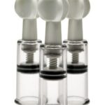XR Brands MAXtwist Clit & Nipple Tripple Sucker Set